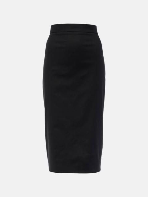 Max Mara Eden cotton-blend pencil skirt