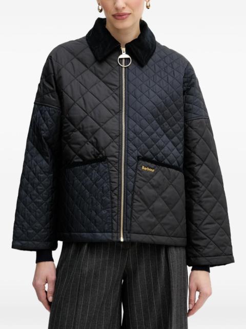 Barbour Danby quilted corduroy collar jacket