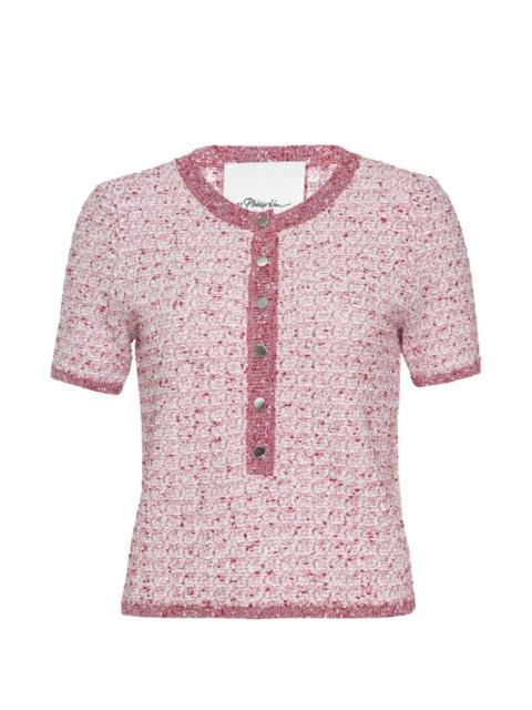3.1 Phillip Lim short-sleeved bouclé top