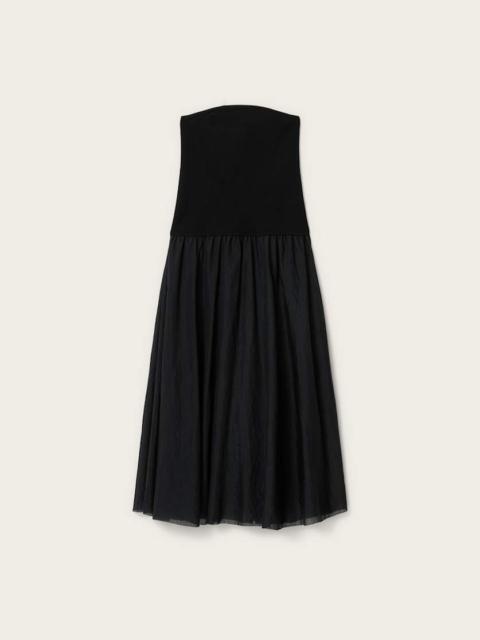 ALLSAINTS TEGAN HYBRID BODYCON MAXI DRESS