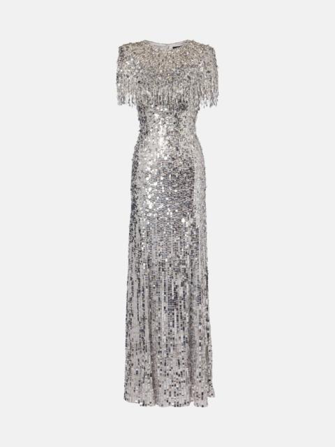 JENNY PACKHAM Eugenie sequined gown