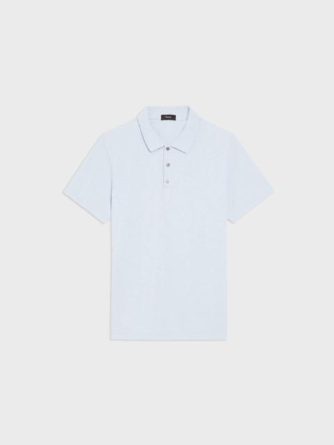 Theory Bron Polo Shirt in Cosmos Slub Cotton