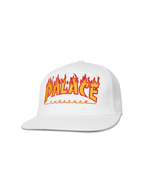 Palace x Thrasher Trucker 'White'