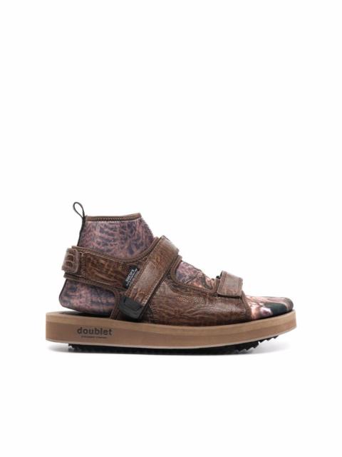 doublet Dinossaur layered sandals