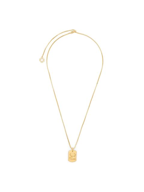 maje taurus-embellished necklace