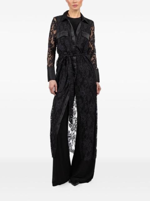 L'AGENCE Leora lace maxi dress