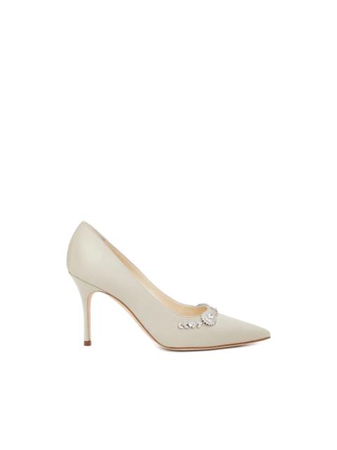 Manolo Blahnik embellished pointed pumps