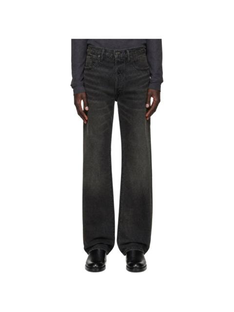 RRL by Ralph Lauren Black Straight Fit Jeans