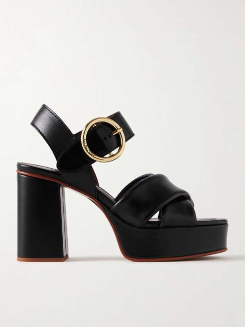 See by Chloé Lyna leather platform sandals