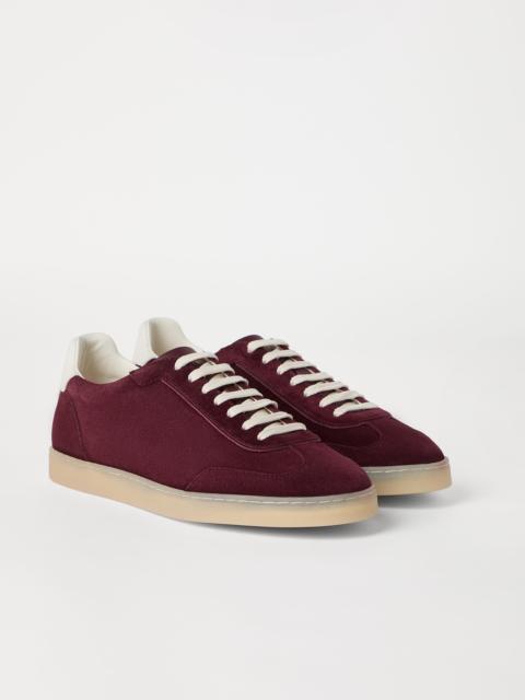 Brunello Cucinelli Washed suede sneakers