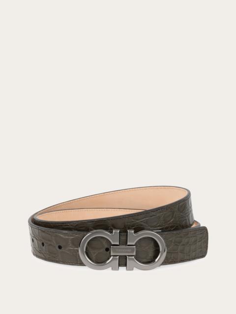 FERRAGAMO Adjustable Gancini belt