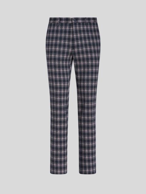 Etro CHECK COTTON TROUSERS