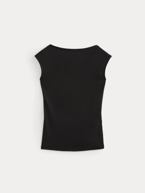 EVERLANE FORM BOATNECK OPEN BACK TOP
