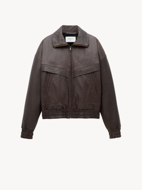 SAINT LAURENT SAINT LAURENT JACKET IN BUBBLED LAMBSKIN