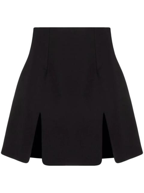 front slits high waist skirt