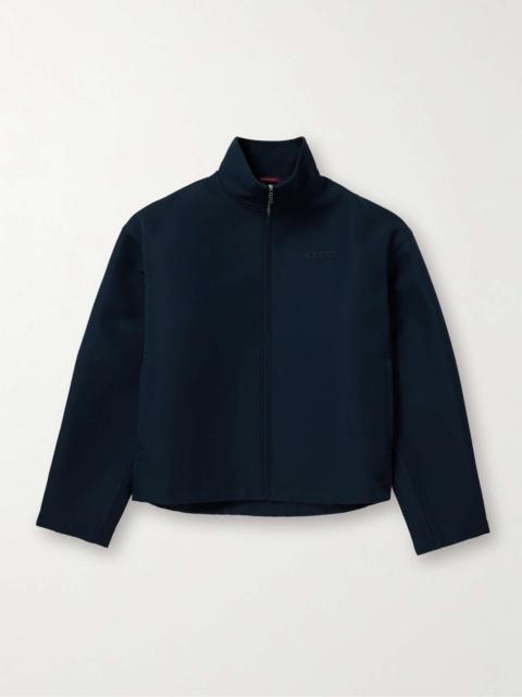 GUCCI Logo-Appliquéd Wool-Blend Gabardine Jacket
