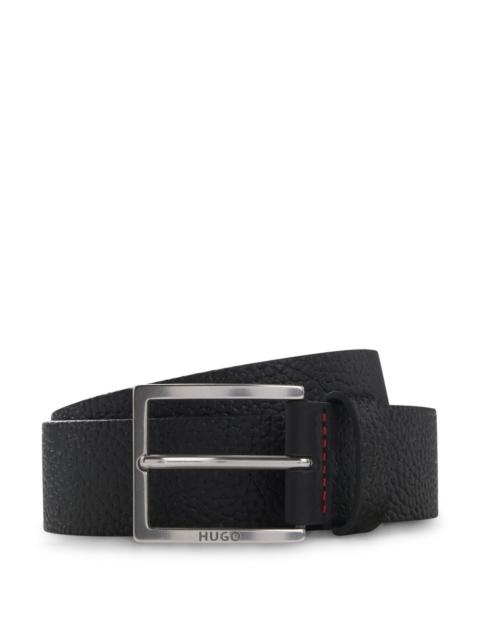 HUGO GRAINED LEATHER BELT