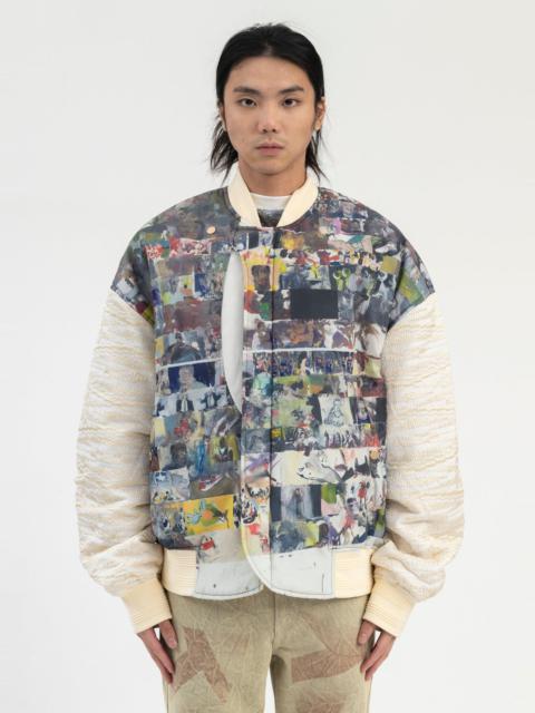 NAMESAKE MULTICOLOR HOLIDAY PADDED BOMBER JACKET ARTIST EDITION
