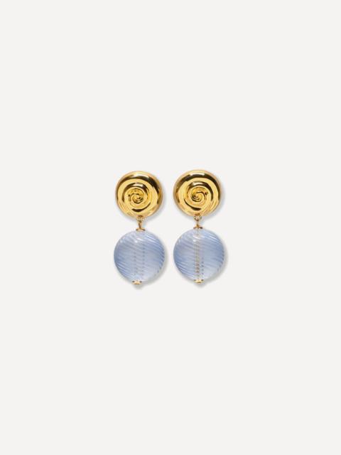 LIZZIE FORTUNATO 24ct Gold-Plated Luminary Earrings