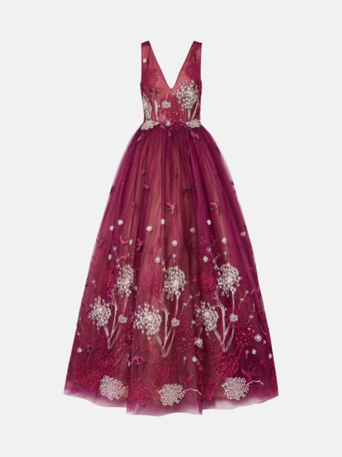 COSTARELLOS Embellished gown
