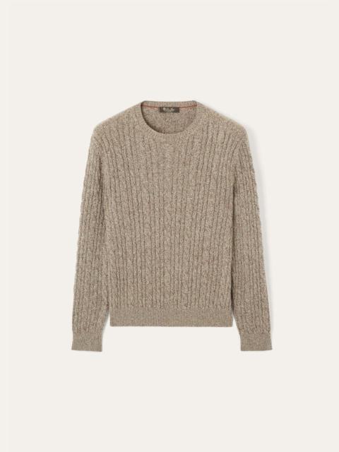 Loro Piana Treccia Crewneck