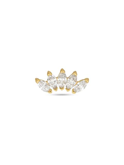 STONE AND STRAND LAB-Created Diamond Tiara Flat Back