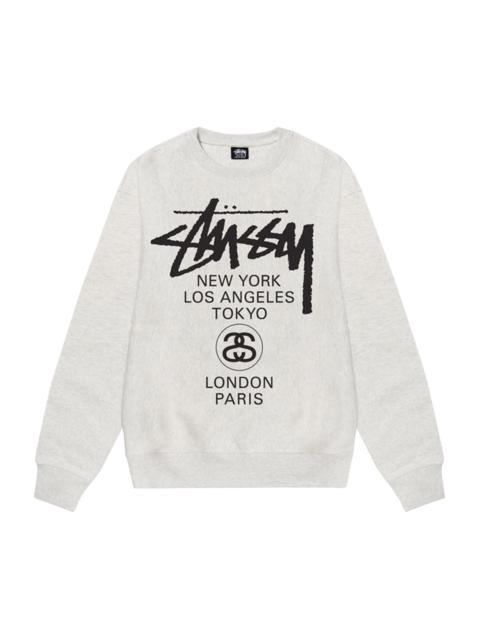 Stüssy Stussy World Tour Crew 'Ash Heather'