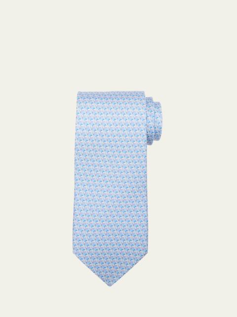 Men's Flamingo Silk Tie