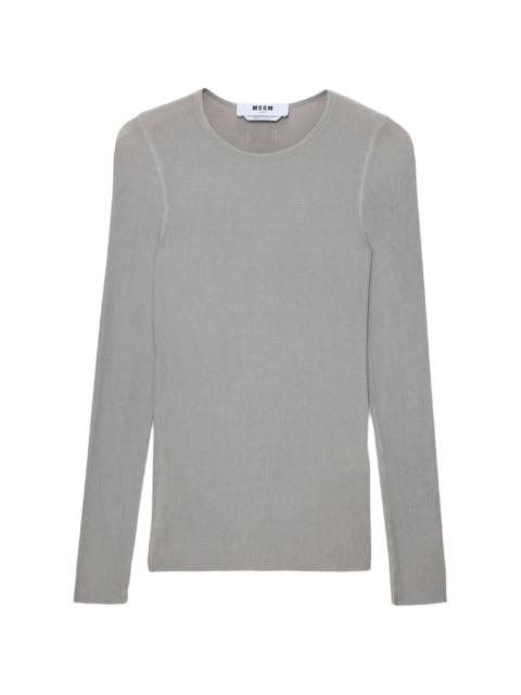 MSGM long-sleeve top