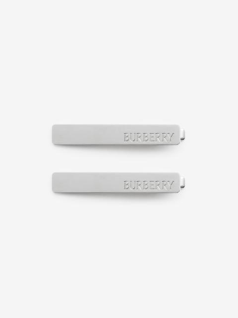 Burberry Logo Hair Clips