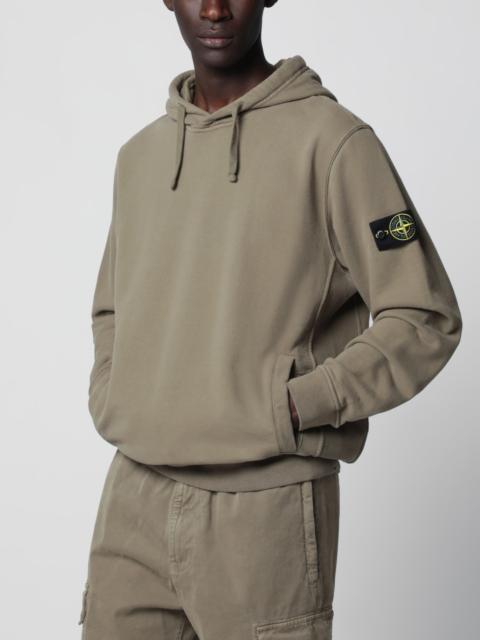 Stone Island Military green cotton crewneck sweatshirt