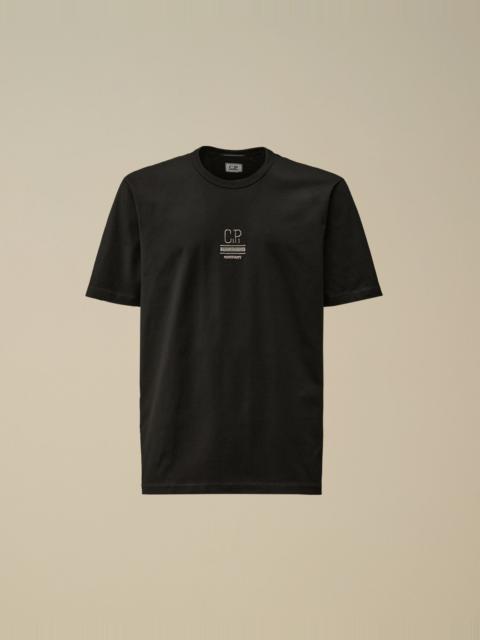 Mercerized 30/2 Jersey Twisted Small Logo T-Shirt