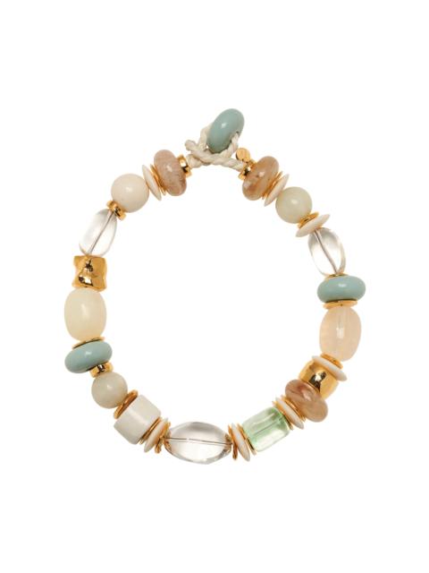 LIZZIE FORTUNATO Monument Collar In Sea Glass multi