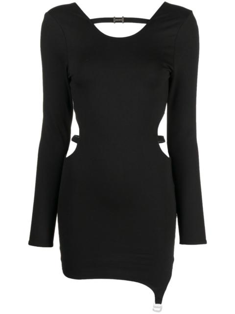 HELIOT EMIL™ logo-detail long-sleeve mini dress