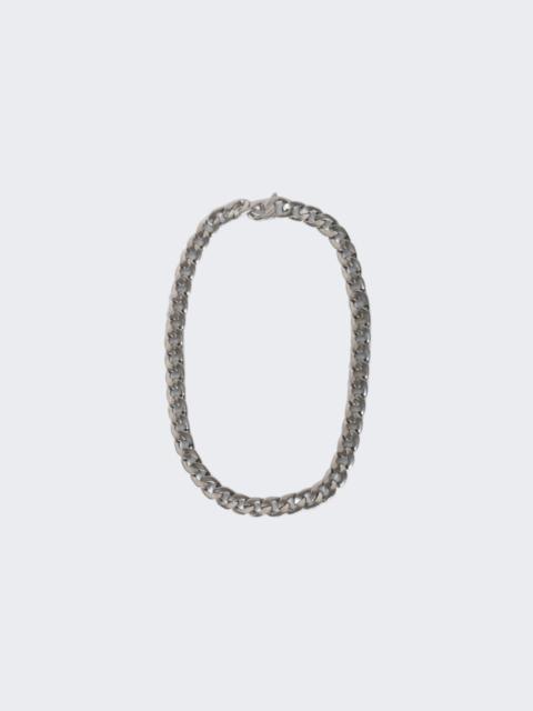 Maison Margiela Maillons Reference Necklace Semi Matt Palladium And Rhodium