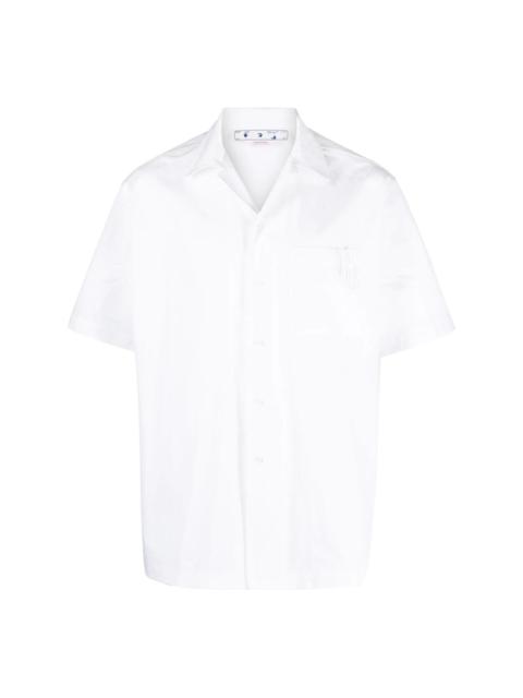 paperclip short-sleeved shirt