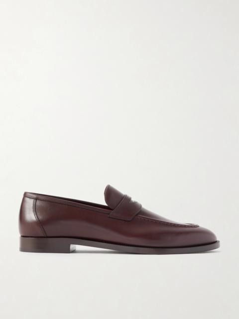 Loro Piana Sergio Leather Loafers