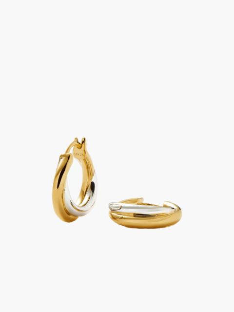 MISSOMA CHUNKY ENTWINE MINI HOOP EARRINGS