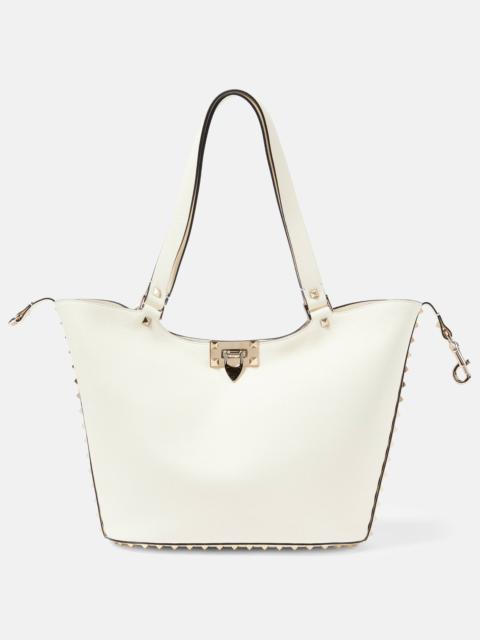 Rockstud Small leather tote bag