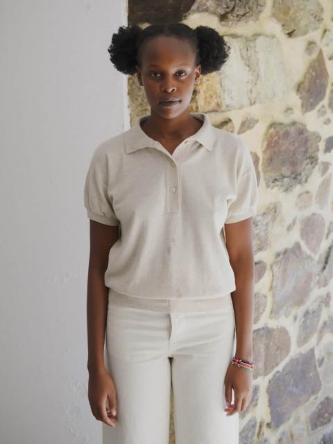 BASERANGE Tier Polo Short Sleeve - Organic Cotton Knit