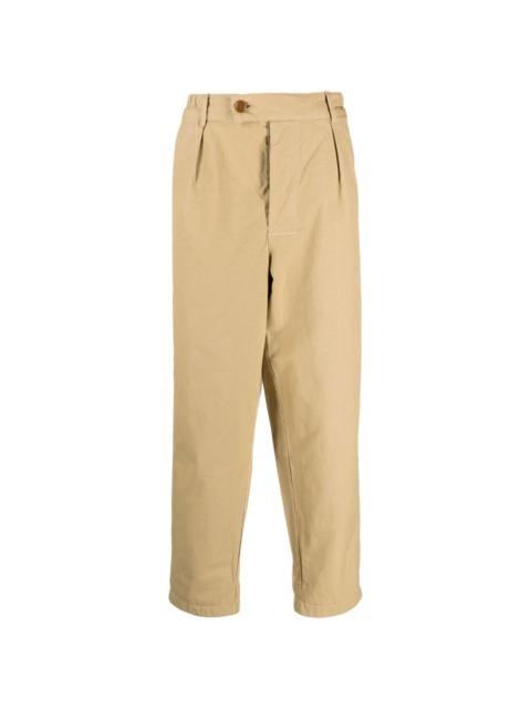 Barbour mid-rise straight-leg trousers