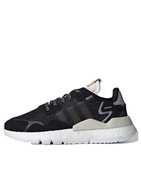 adidas (WMNS) adidas Nite 조거 '핵심 검정' CG6253