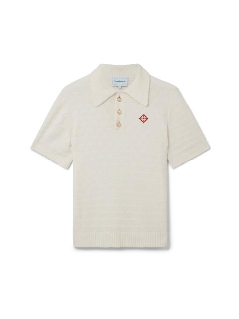 CASABLANCA Triangle Boucle Polo Shirt