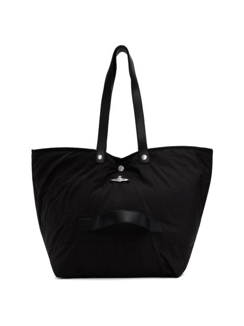 Vivienne Westwood Black Utility Shopper Tote