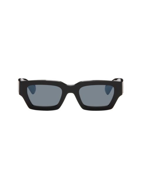 Jil Sander Black Oliver Peoples Rectangular 'Edition 6' Sunglasses