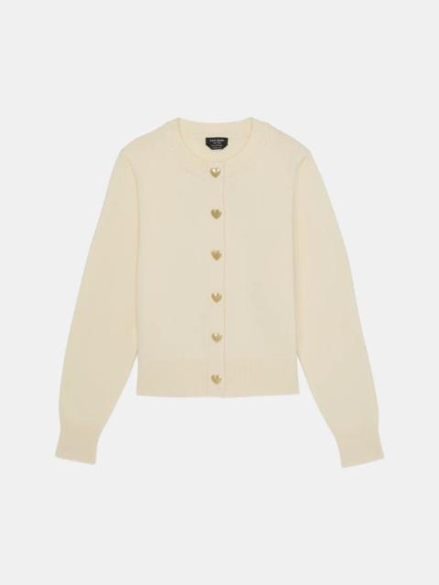 kate spade Gold Heart Button Nell Cardigan