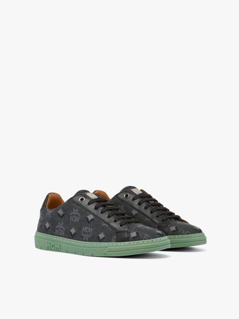 MCM Women’s Terrain Lo Sneakers in Vintage Monogram Jacquard