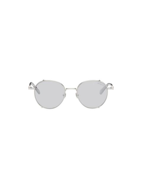 Silver & White Owlet Sunglasses