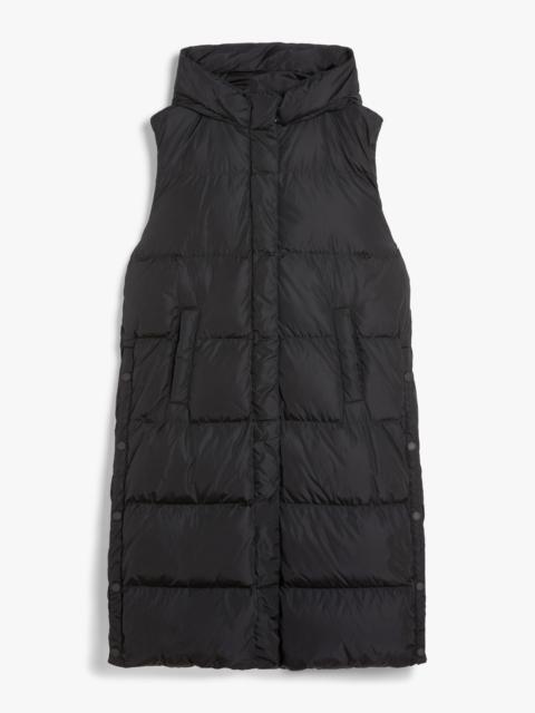 WEEKEND Max Mara ZIMINO Long water-repellent taffeta gilet