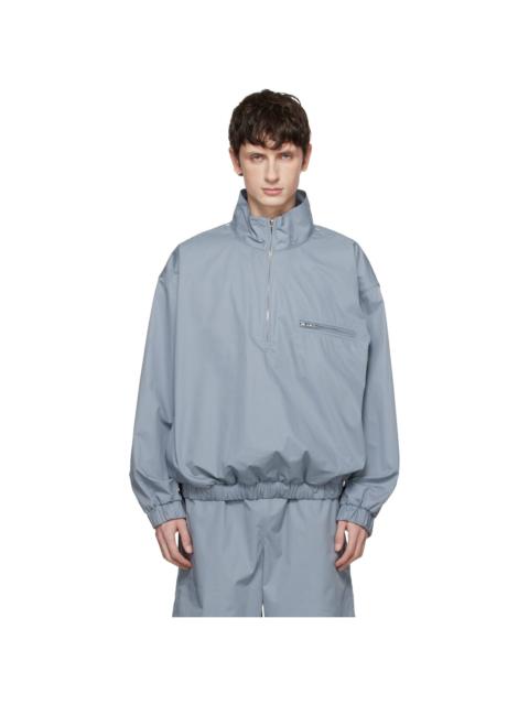 RIER Blue Cotton Windbreaker Jacket